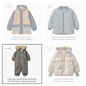 Комбинезон зимний Wheat "Nickie Black Sea Open Flowers", цветочная фантазия